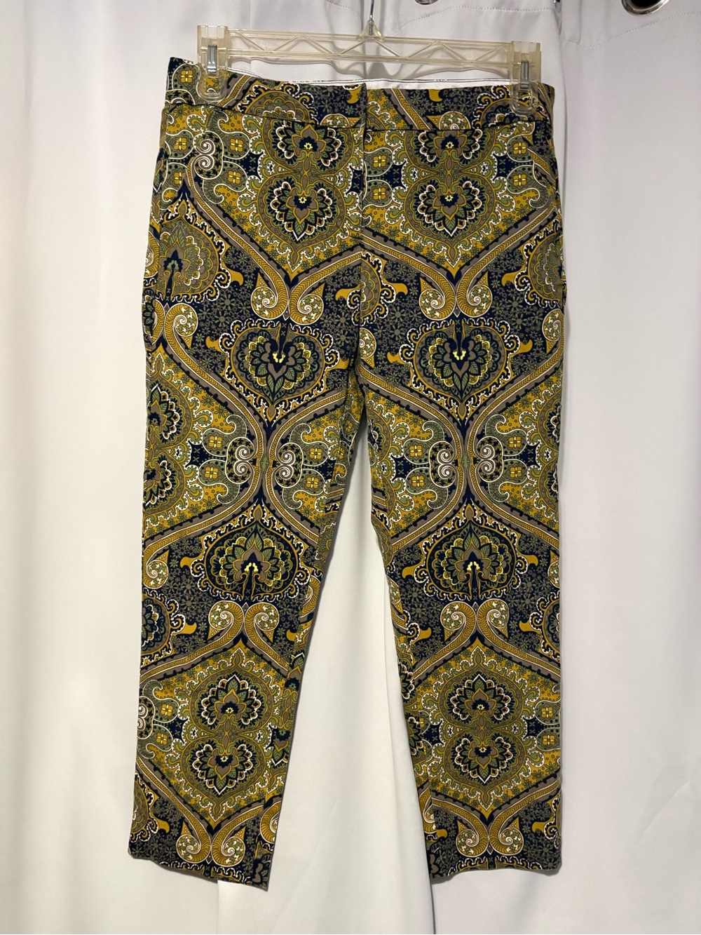 Tommy Hilfiger Olive & Navy Paisley Print Chinos